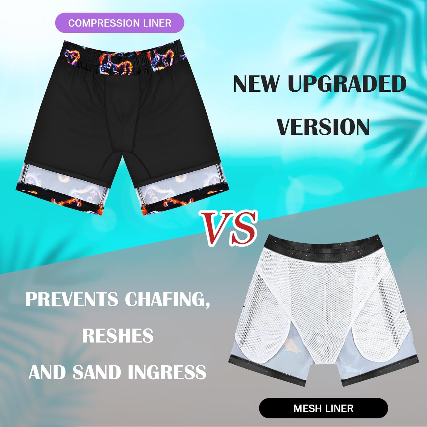 OlyPegic Boys Swim Trunks Bathing Suit Boys Swimsuit Swim Shorts Swimwear Quick Dry Swim Trunks with Compression Liner