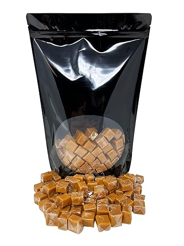 Miniatura 4 de Holiday Special Soft Vanilla Caramel Chews - 3 libras - Bocadillos masticables de caramelo gourmet cuadrados de Carmel Old Fashioned  Caramelos