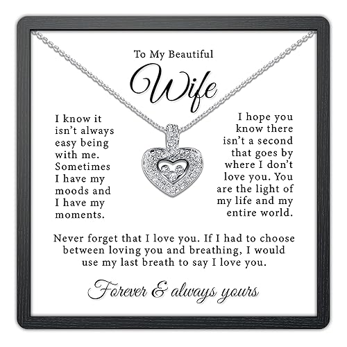 TRYNDI To My Wife Necklace from Husband - Soulmate, Girlfriend,