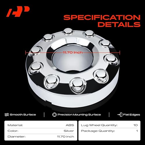 Miniatura 3 de A-Premium Tapa central de rueda compatible con Ford F-450F-550 Super Duty 2005-2017, delantera izquierda o derecha, conductor o pasajero, repuesto #