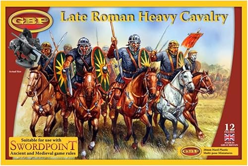 Caballería pesada romana tardía plástica 0.472x 1.102 in Miniaturas GBP18