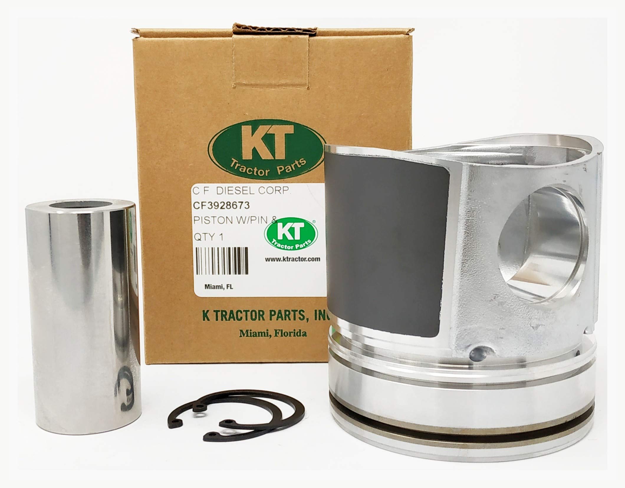 Amazon.com: KT Piston Body W/PIN & RET 3928673 6BT FITS Cummins 