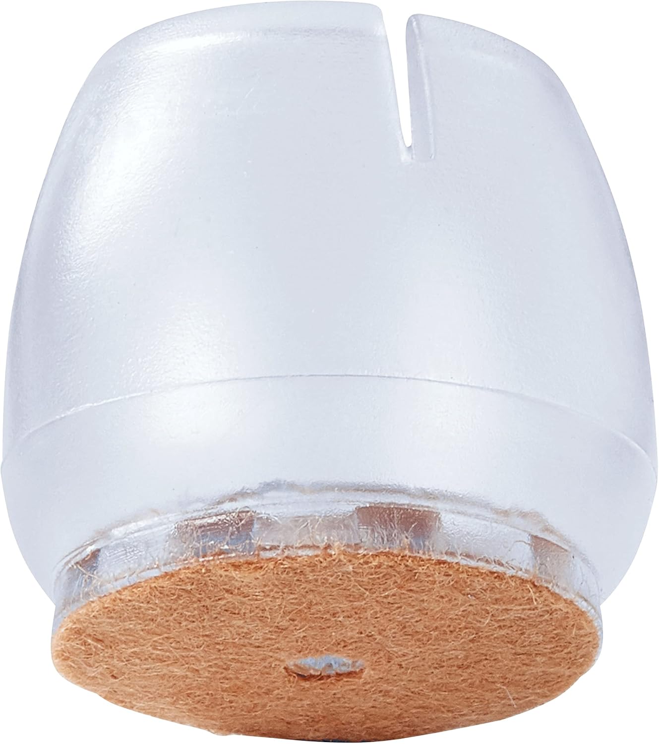 Scotch Chair Tips, 1-in Round, Clear Anti-Slip Chair Leg Floor Protector for Hardwood Floors and Tile (Pack of 24)