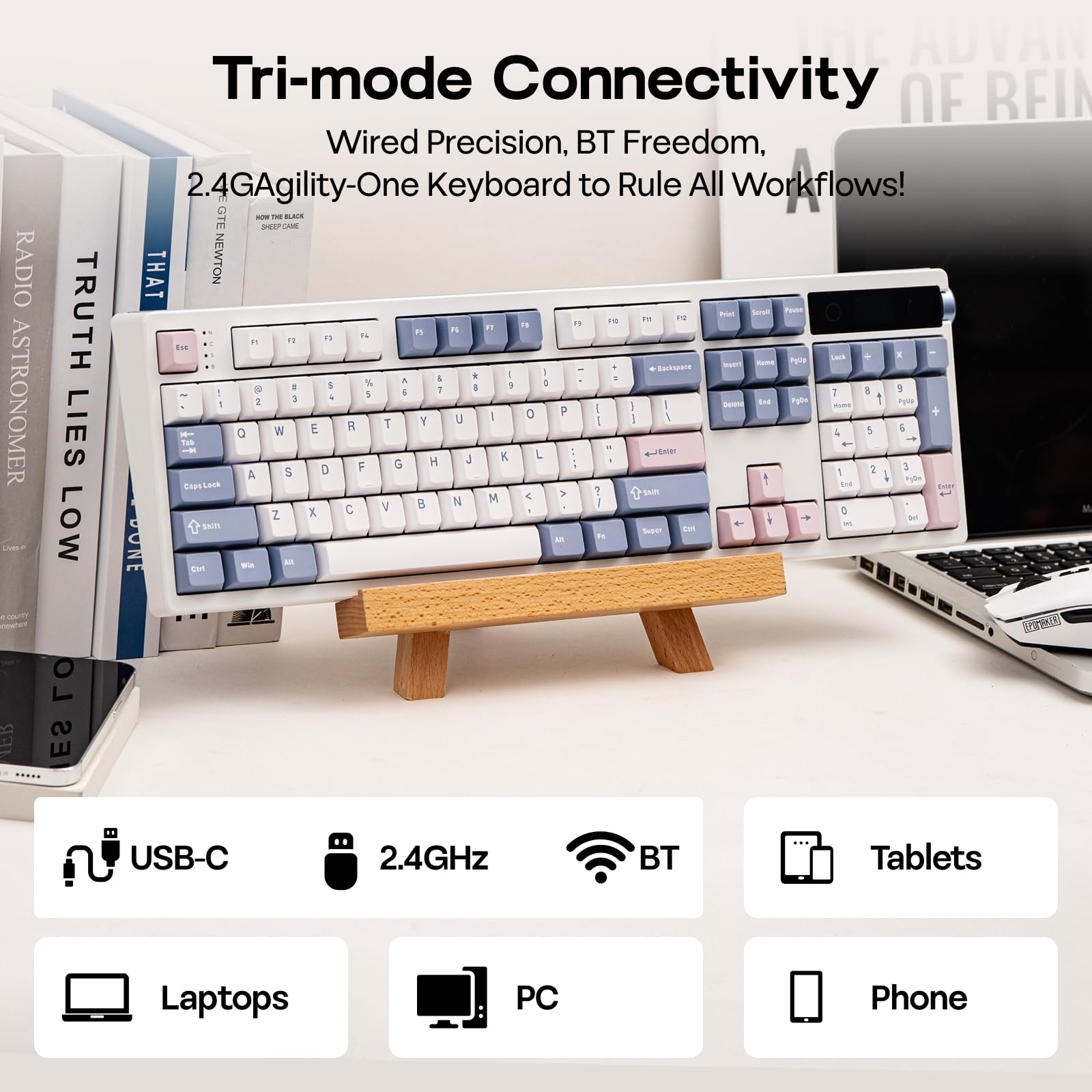 Amazon.com: EPOMAKER TH108 PRO Full Size Mechanical Keyboard with