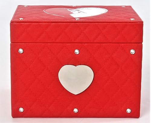 Miniatura 3 de Girly Girl Princess Ballerina - Belleza afroamericana - Caja de joyería musical (rojoblanco)