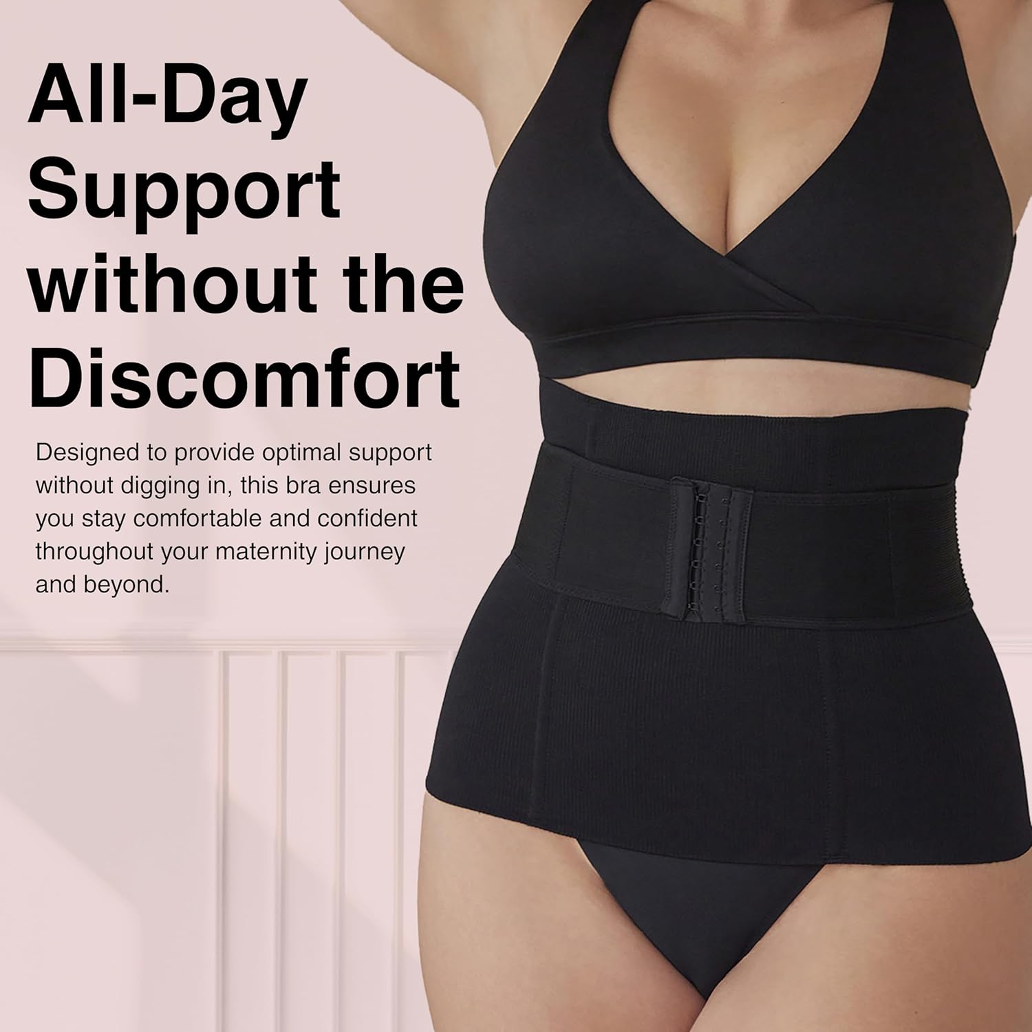 BUMPSUIT The Reversible Comfy Bra - Comfort and Versatility Combined for Maternity Bra & Nursing Bras for Breastfeeding - Image 4