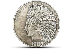 YukaBa Rare Liberty Indian Head Coin Collection: 10-Dollars Coin - Great American...