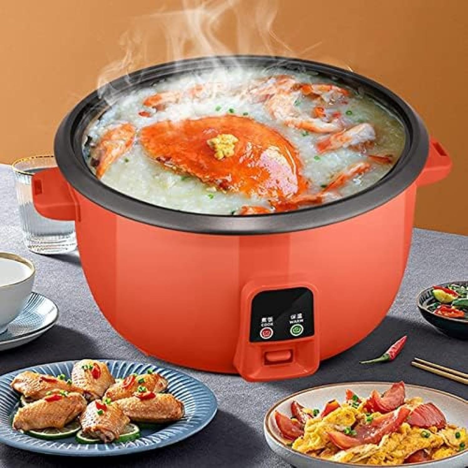 13l Duży Garnek Do Gotowania Ryżu Ze Stopową Aluminiową Misą, Powłoką Nieprzywierającą, Mini Garnek Do Gotowania Ryżu Z Funkcją Podtrzymywania Ciepła