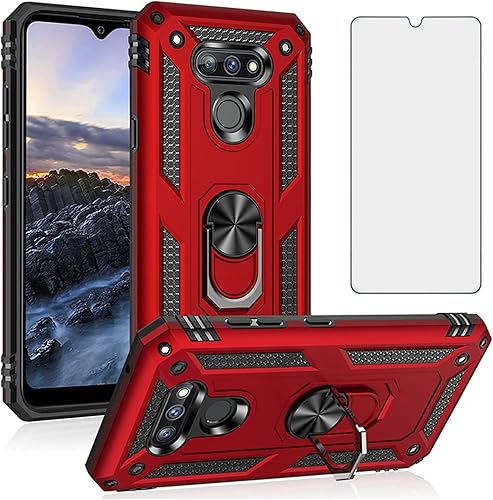 Funda compatible con LG Premier Pro Plus de 61 pulgadas Harmony 4K40SK41 con protector de pantalla de vidrio templado y soporte de anillo accesorios