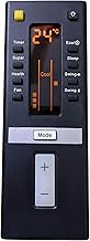 Ac Remote Control Ac-204 Compatible For Ifb Ac [For Verification Whatsapp9873464098 Your Old Ac Remote Photo], Black