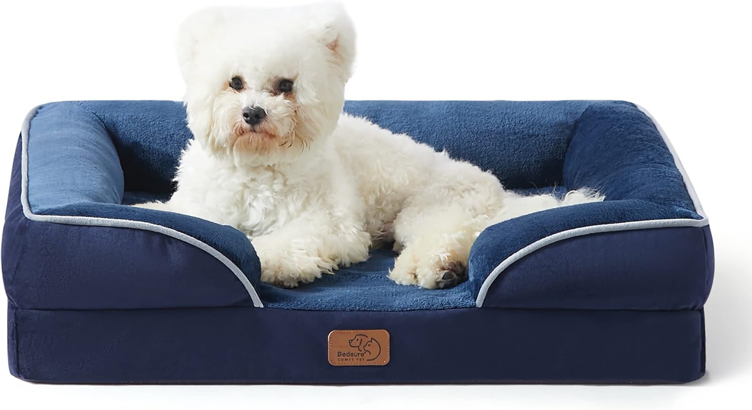 Bedsure Medium Dog Sofa Bed Washable Orthopedic Dog Beds and Couch