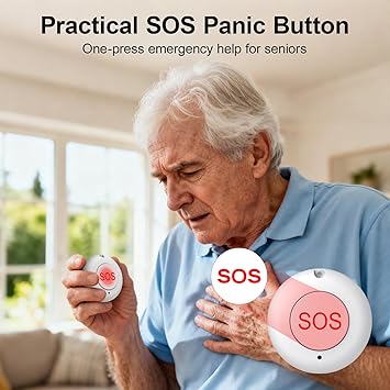Wireless Alarm System for Home Security,24 Pcs Home Alarm System Wireless DIY Kit,WiFi+GSM/4G with Instant App Alerts NO MonthlyFees,SOS Button,App & Remote Control,Work with Alexa,for Apartment