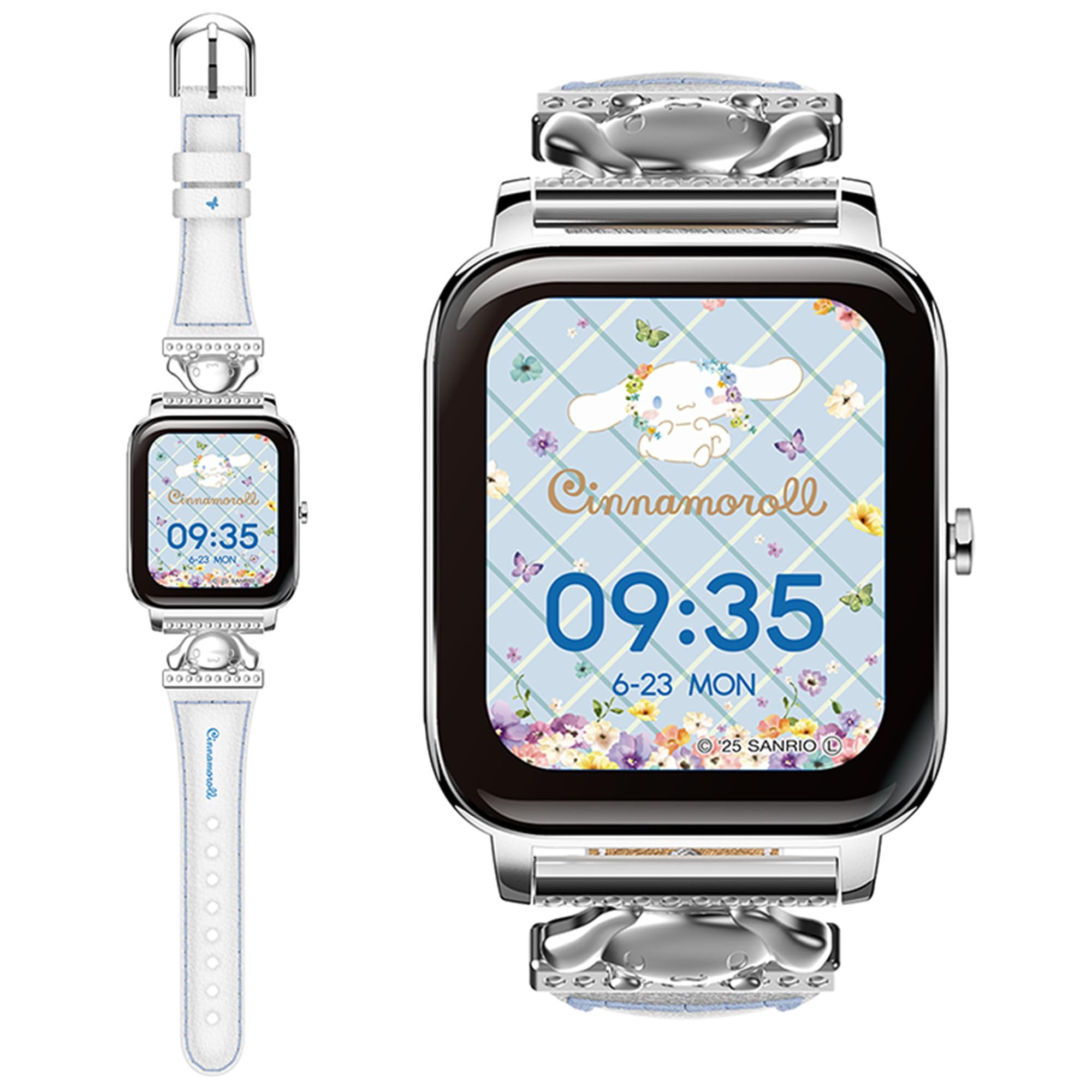 サンリオ シナモンロール スマートウォッチ 新品未開封 ギフト袋付き Amazon.co.jp: サンリオスマートウォッチ シナモロール デザイン