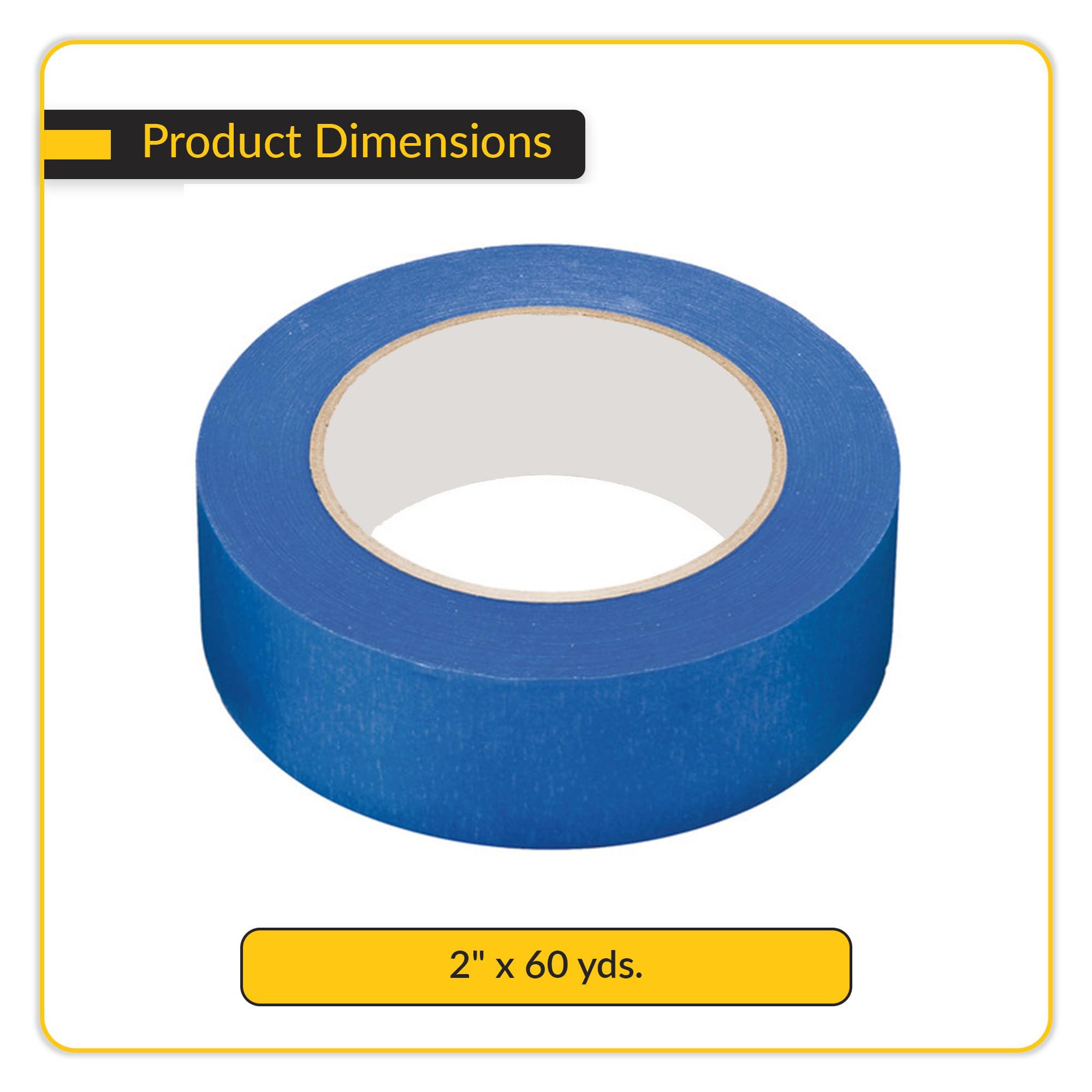 Brixwell QIS8-001 Painter's Tape, 3M Scotch Blue Size 2