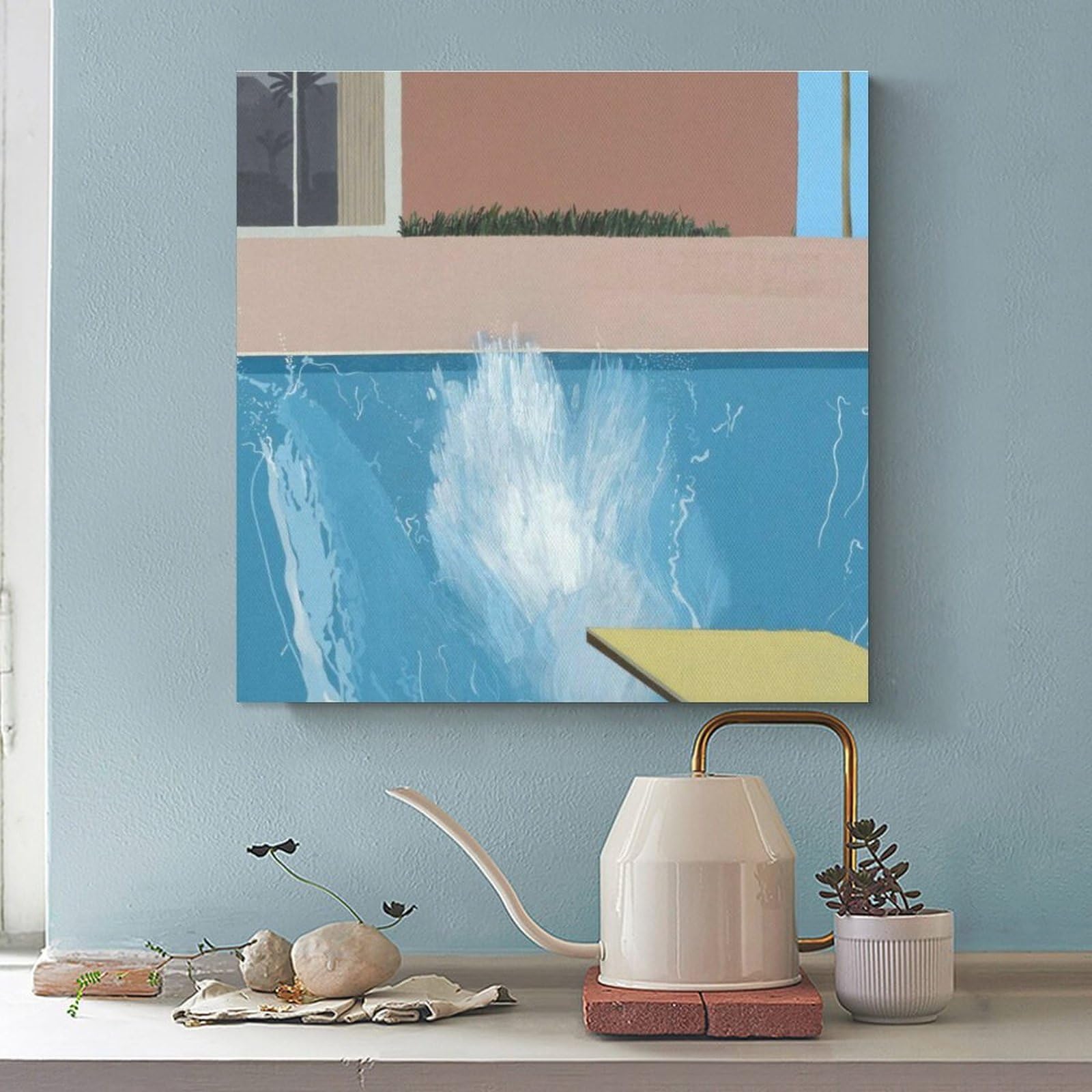 額装品/A Bigger Splash 1967/デビット ホックニー/ポスター 額装品/A Bigger Splash 1967/デビット ホックニー/ポスター