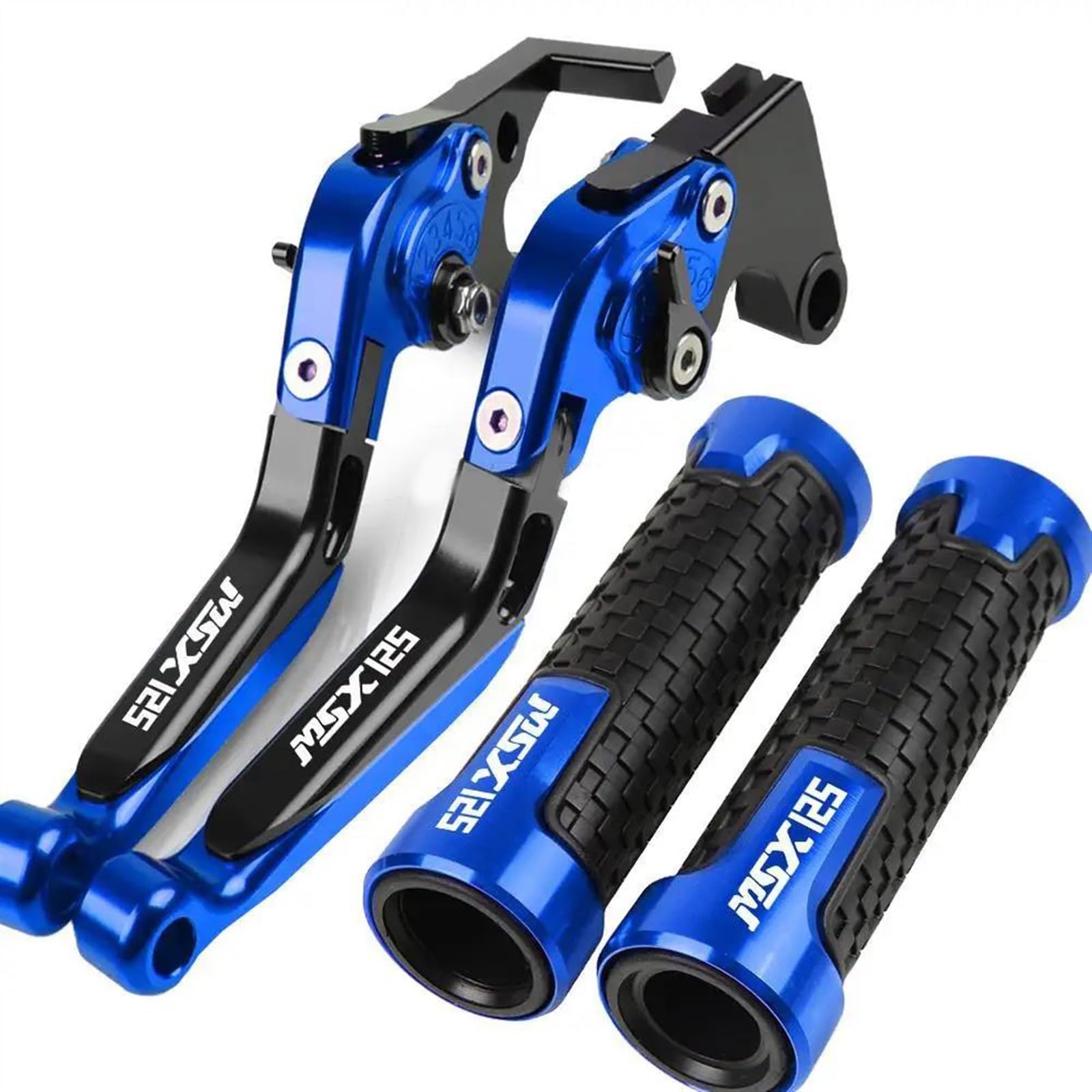 Leviers de frein alu CNC BAGLEV et poignées guidon pour Transalp 600 VT-VX