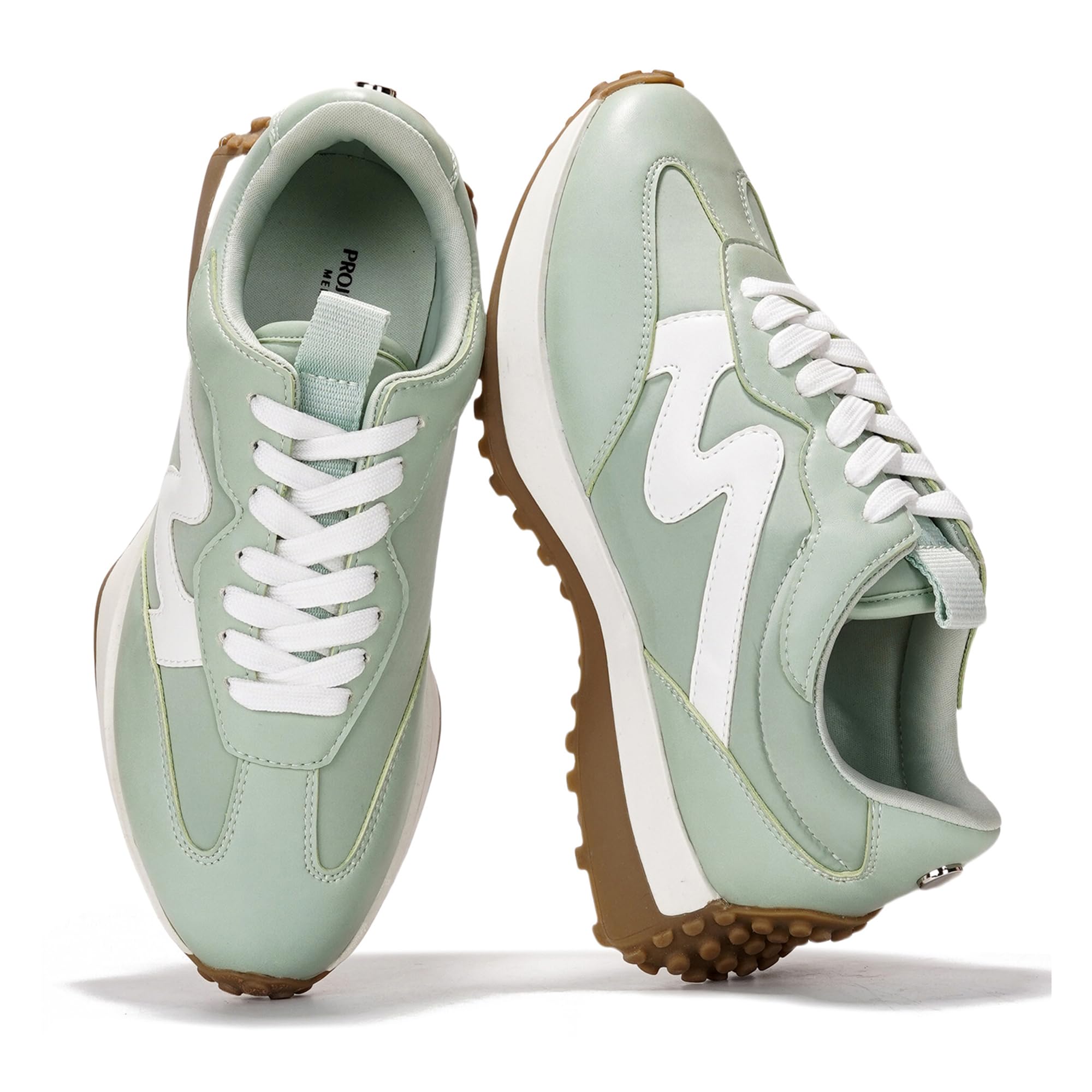 Project Cloud Trendy Sneakers for Women - Memory Foam and Non-Slip Comfortable Casual Ladies Shoes for Womens Fashion Sneakers - Lightweight Lace-up