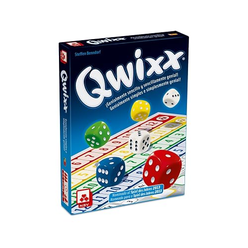 NSV QWIXX. Juego de Dados y Estrategia Mental. Edición en español