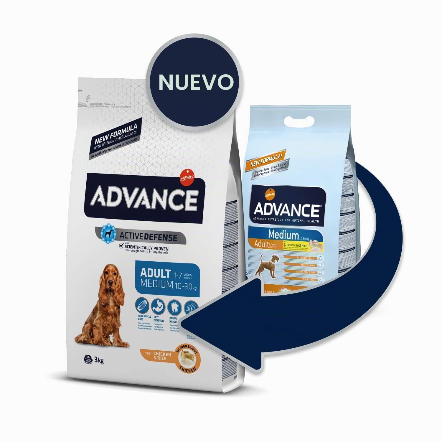 Advance Pienso para Perro Medium Adulto con Pollo - 18kg