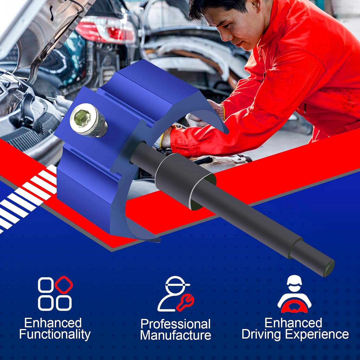 SMMS 9U-7227 Injector Height Adjustment Gauge Tool Fits for Caterpillar CAT 3406E C15 C16 (Blue) OE:9U-7227