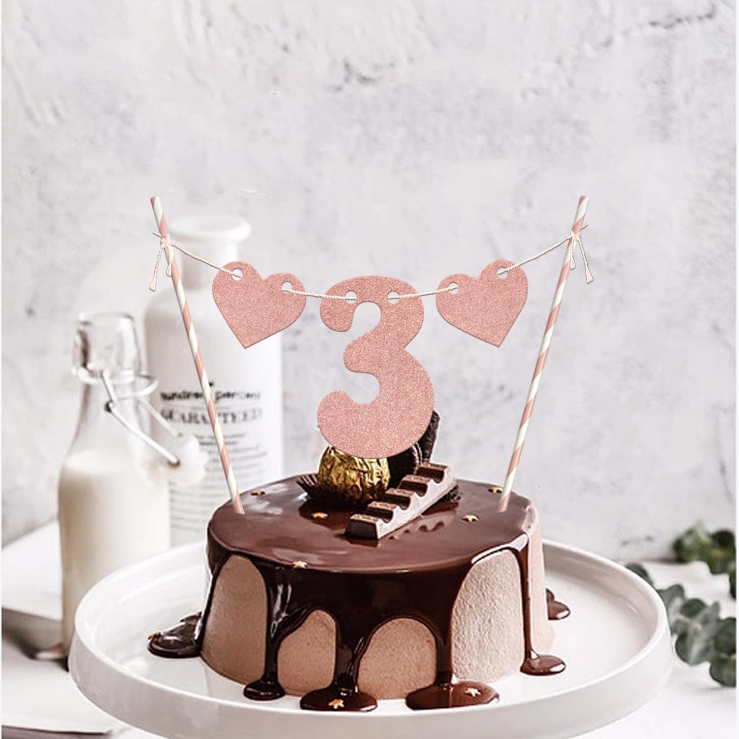 Snapklik.com : Sweet Baby 3rd Birthday Party Decoration Topper, 3 Cake ...