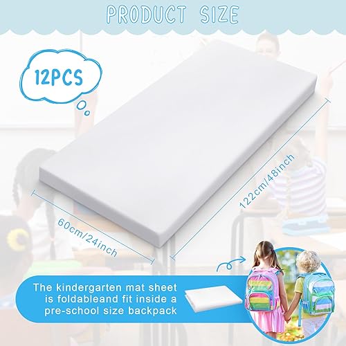 Miniatura 2 de VitalCozy Sábanas para cuna de guardería para dormir a granel de 48 x 24 pulgadas, tamaño estándar, sábanas para cunas preescolares, sábana de