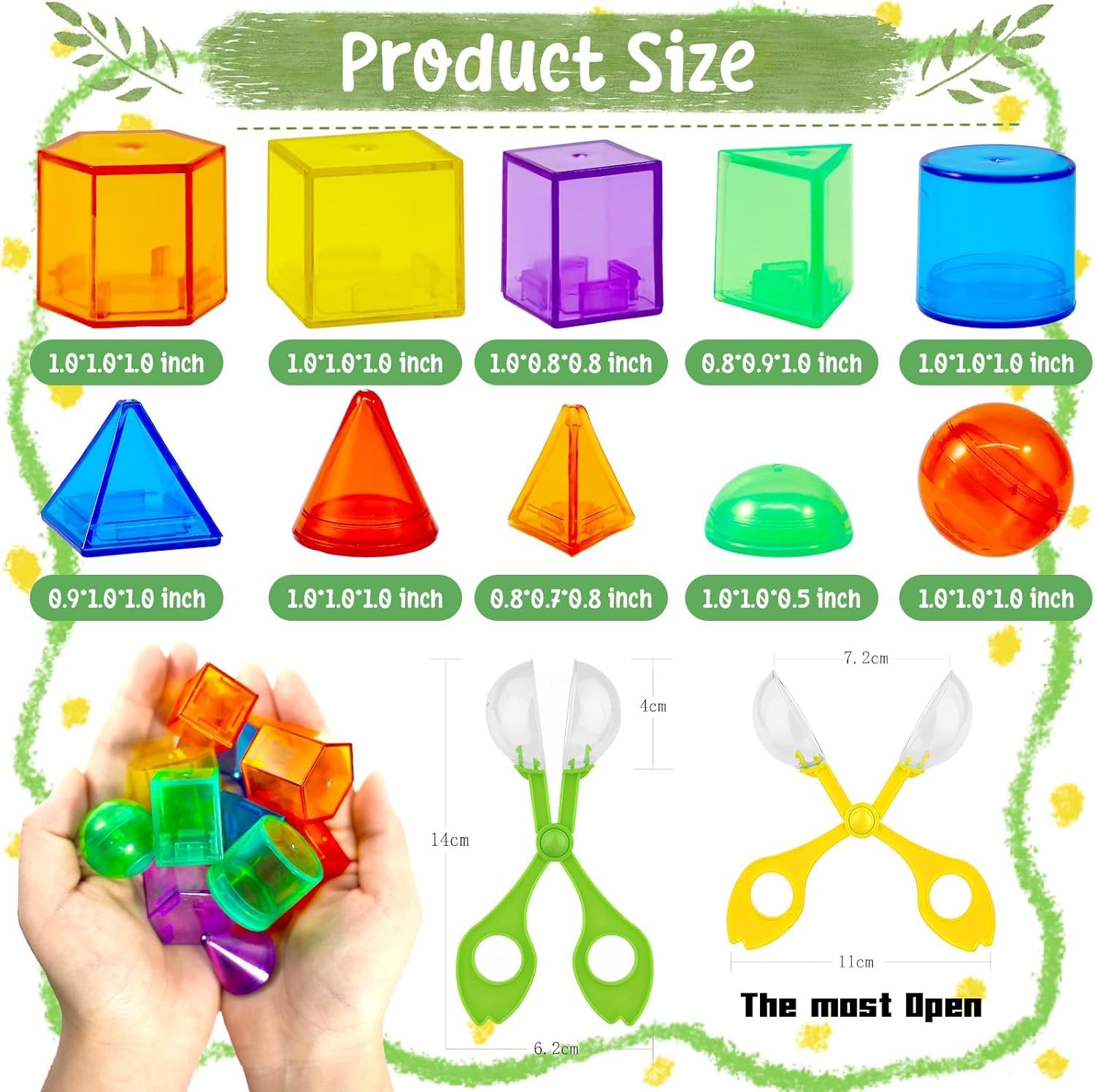 76 piezas de conteo de sólidos geométricos 3D, formas geométricas de plástico colorido, mesa de luz, manipulación, clasificación de conteo, llenado sensorial para mesa ligera, entrenamiento de