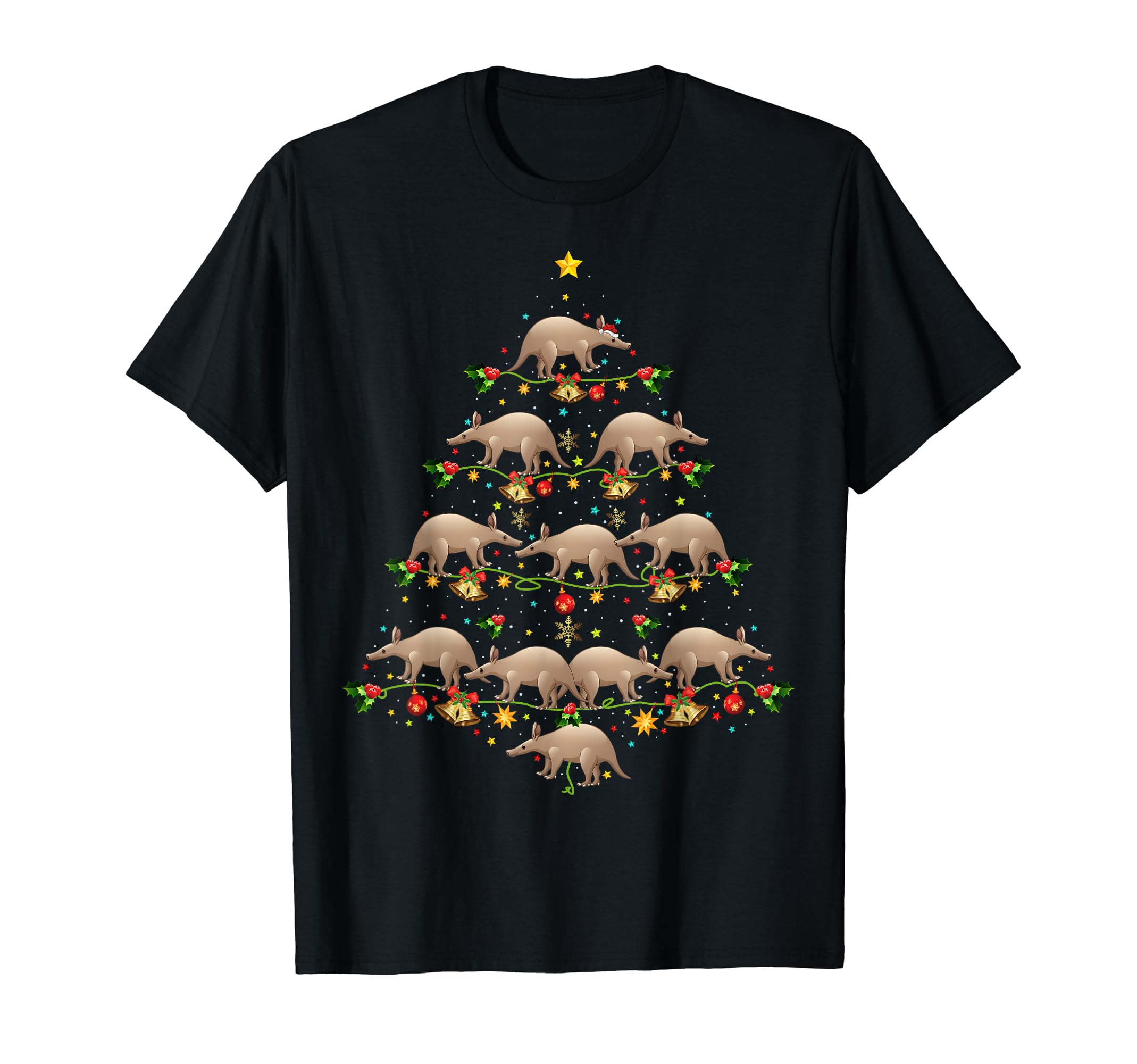 Aardvark Christmas Pajamas GiftsAardvark Christmas Tree Gift Funny Christmas Aardvark T-Shirt