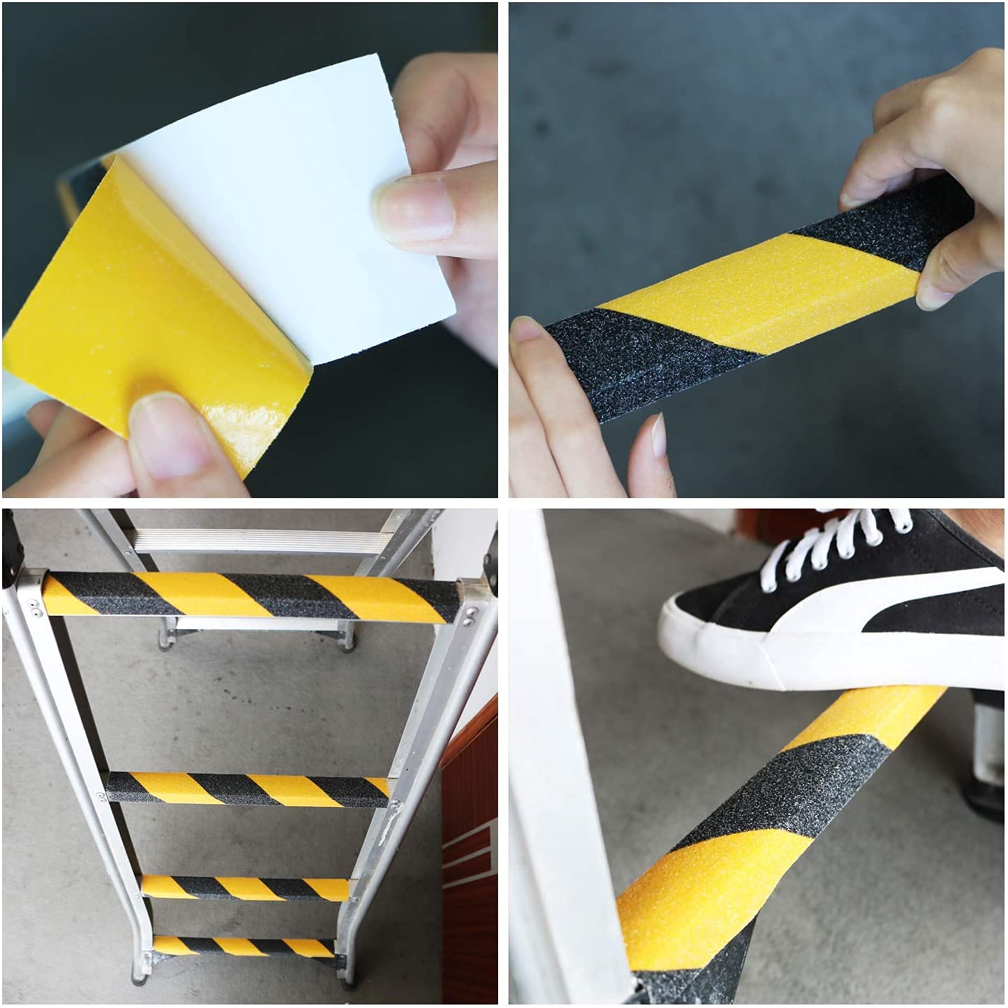 Ruban Antidérapant Adhésif 5cm X 20m - Haute Adhérence, Pour Escaliers, Sols Intérieurs Et Extérieurs (Vert)