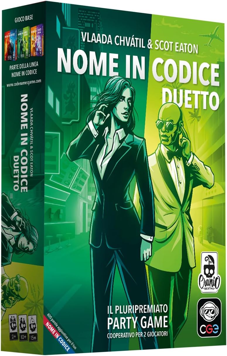 Cranio Creations - Code Name Duet, Second Edition - The Great Classic of Party Game in Cooperative Version - Italian Language Edition