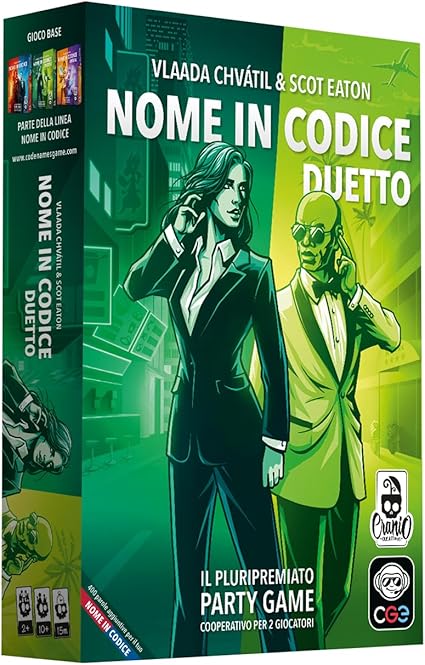 Cranio Creations - Nome in Codice Duetto, Seconda Edizione - Il Grande Classico dei Party Game in Versione Cooperativa - Edizione in Lingua Italiana