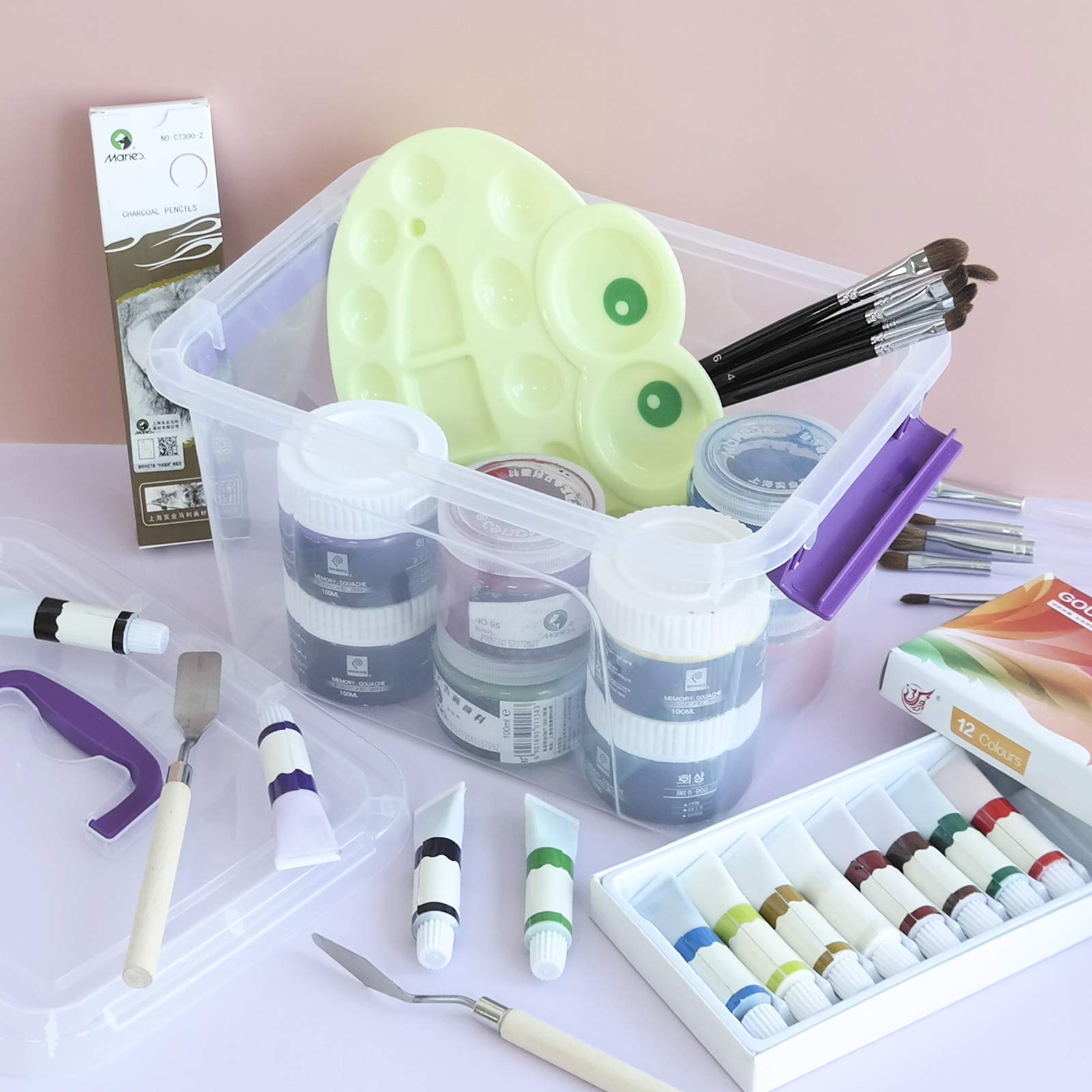6 Transparente Plastik-Aufbewahrungsboxen Mit Deckel – Ideal Für Ordnung Zu Hause