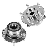 Vista 16 de Detroit Axle - 2 Cubos de Cojinetes de Rueda Delantera para Dodge Ram 1500 2009-2011, Conjunto de Cojinetes de Rueda y Cubos 2010, Par de Cubos