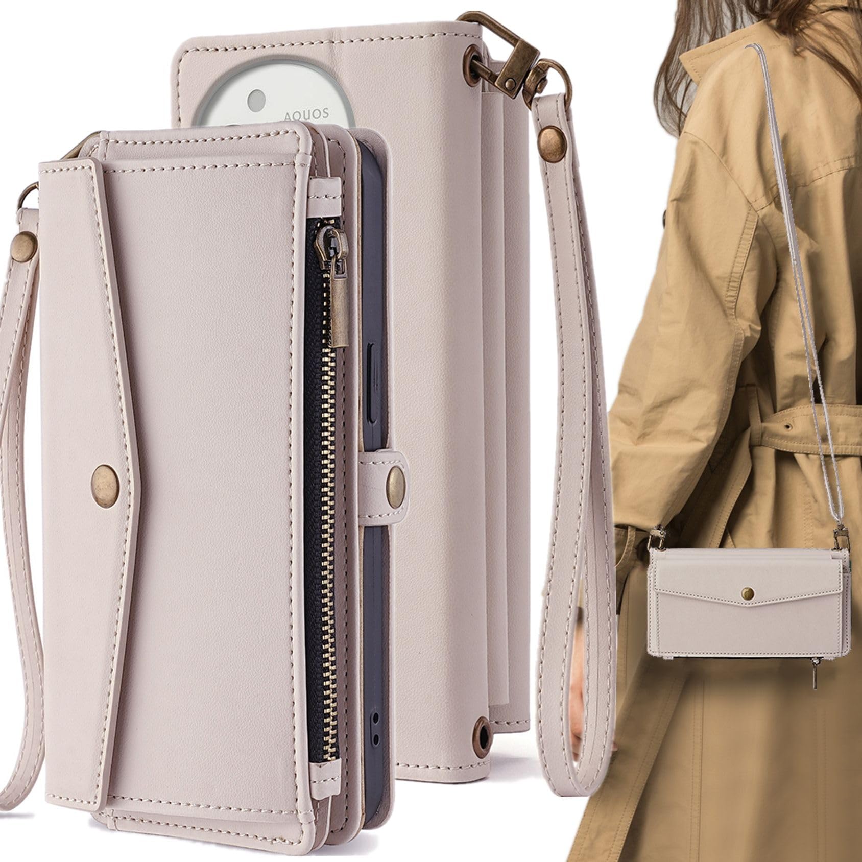 Amazon.co.jp: AQUOS Sense9 ケース 手帳型 アクオス センス9