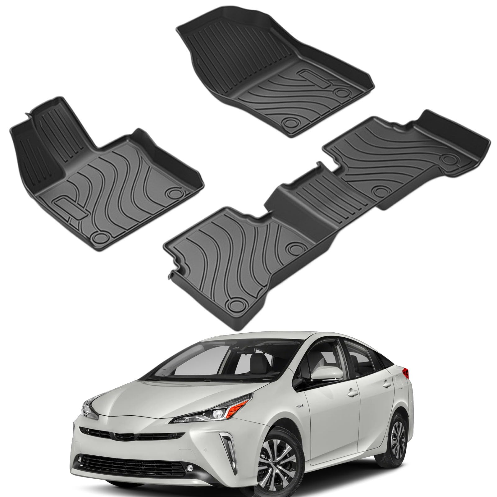 PAPEP Floor Mats for Toyota Prius 2022 RHD