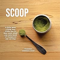 Vista 2 de Jade Leaf Matcha - Tamiz de acero inoxidable - Elimina grumos en tu polvo de té verde - Gran regalo para los amantes del matcha