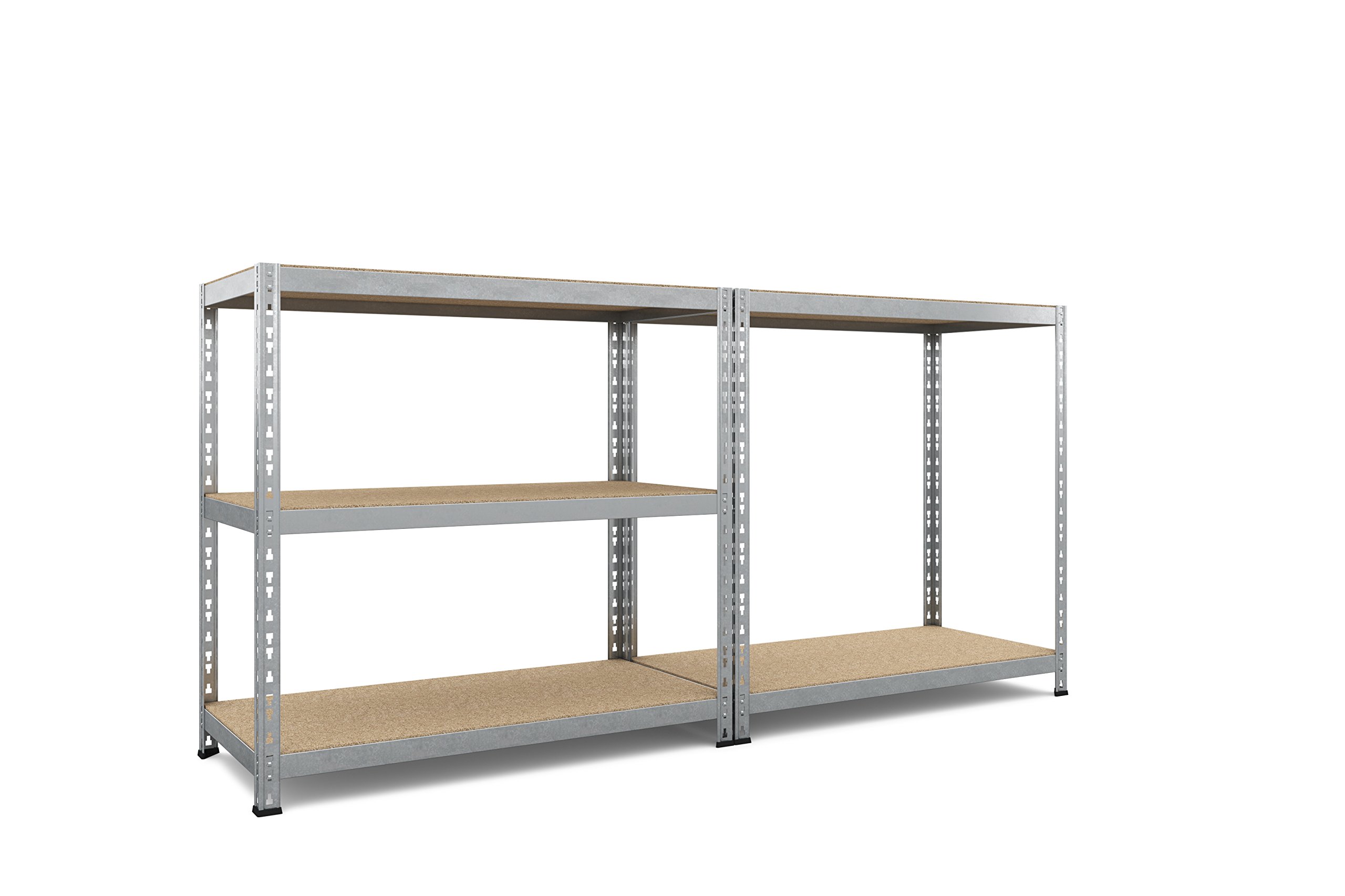 Scaffale in metallo grigio