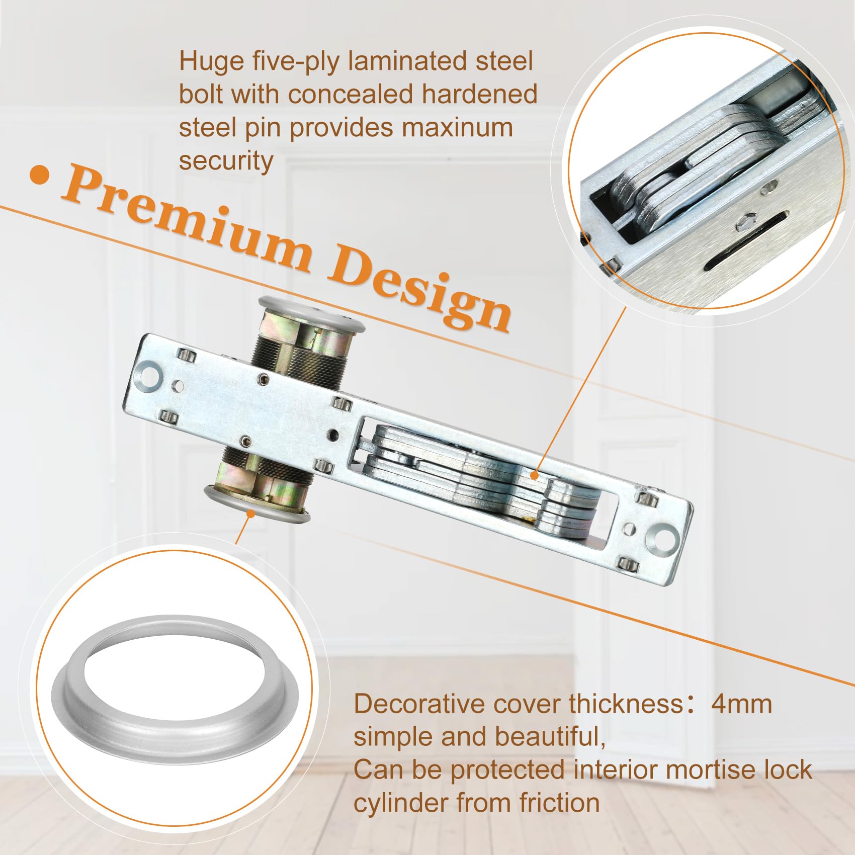 Amazon | Storefront Door ほぞ穴ロックフック デッドボルト