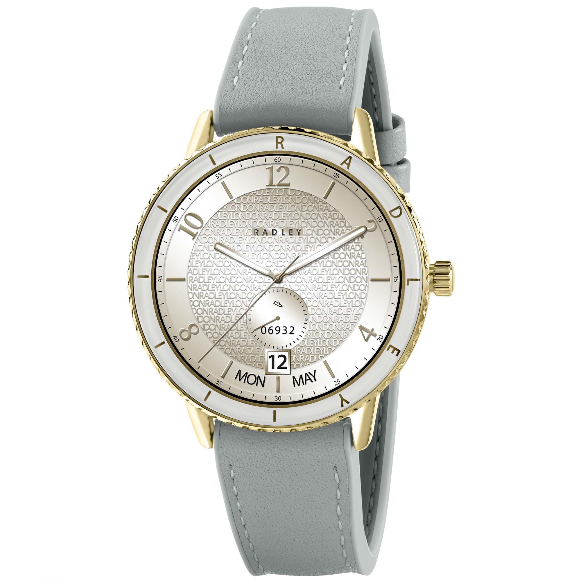 RADLEY Series 57 Eucalyptus Leather & Silicone Strap Smart Watch