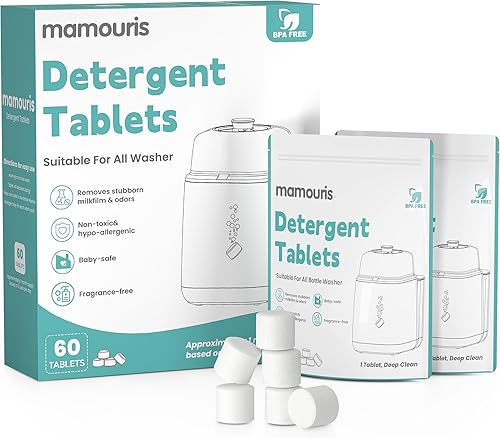 Miniatura 12 de 150 Pzas Pastillas Detergente Oficial: para Lavadora de Biberones Baby Brezza Grownsy Papablic Momfann - Pastillas para Lavadora de Biberones para