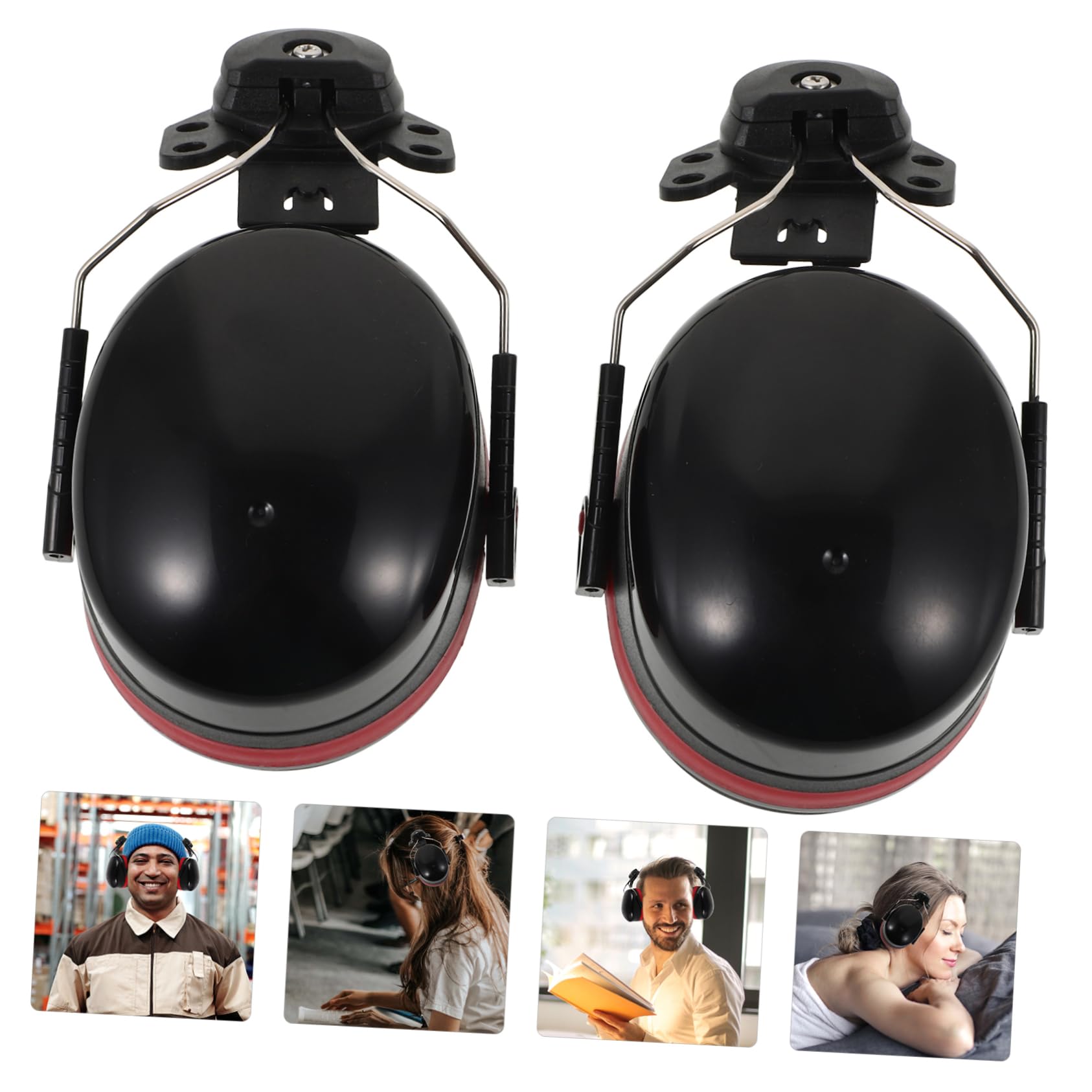 Gadpiparty 5pares Orejeras De Seguridad Antiruido Para Protección Auditiva Earmuff De Reducción De Ruido Diseño Ergonómico Para Trabajo y Estudio Materiales Ligeros y Cómodos