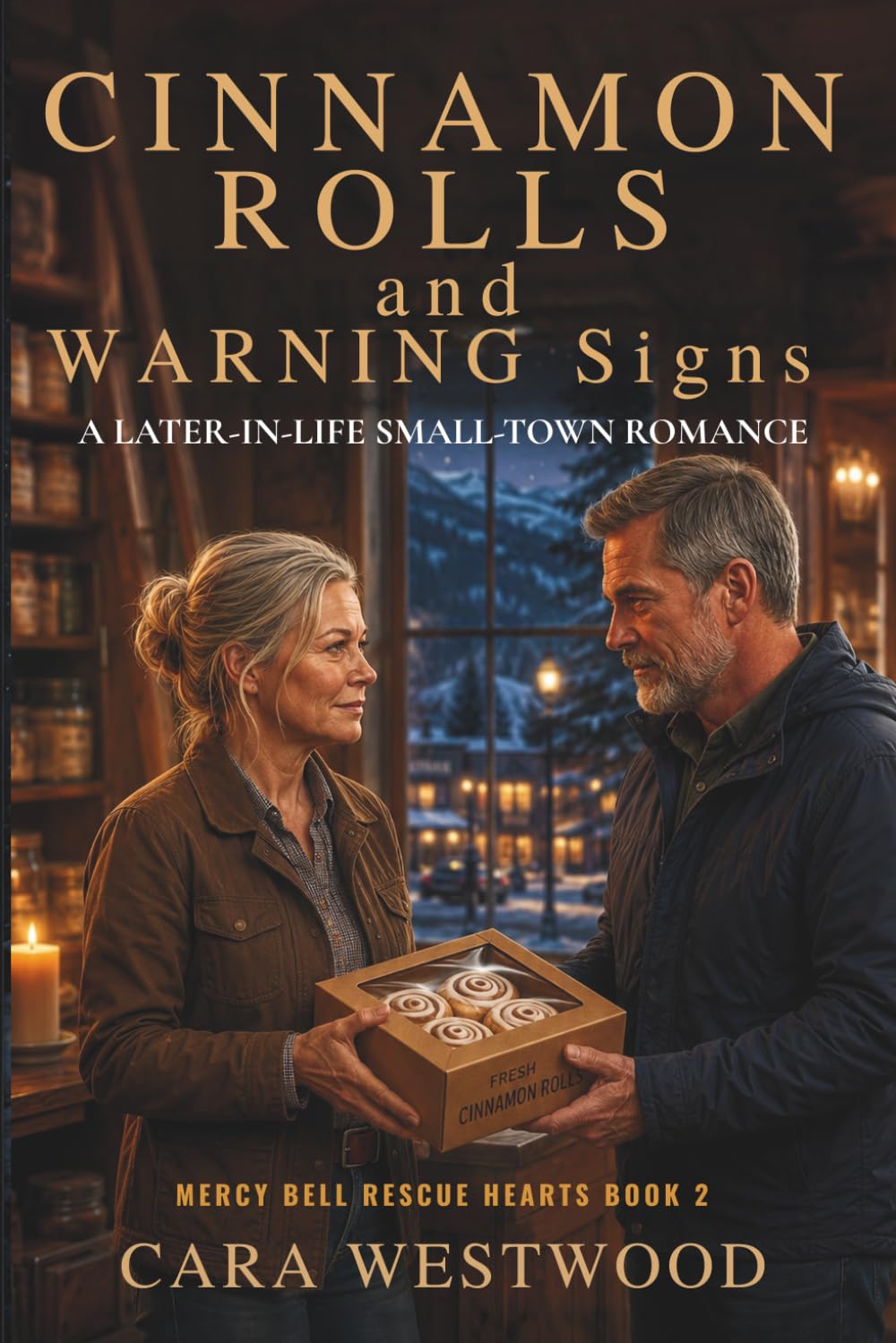Cinnamon Rolls and Warning Signs: A Later-In-Life Small-Town Romance (Mercy Bell Rescue Hearts)