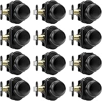 Vista 32 de Haidms - Perillas interiores de puerta de bronce aceitado, perillas de privacidad para puerta interior, perillas de puerta interior de bronce