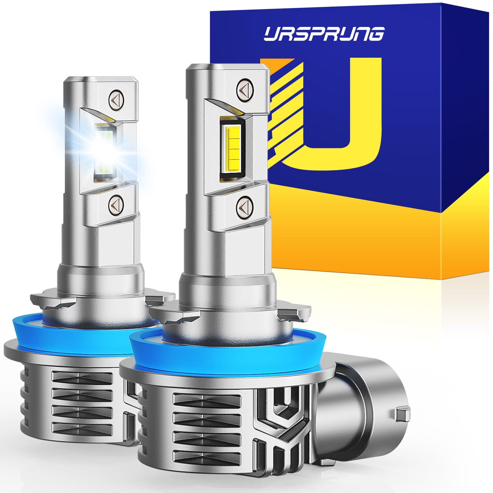 Ursprung H11 Bulbs,600 Brightness 60000Hrs Lifespan H8