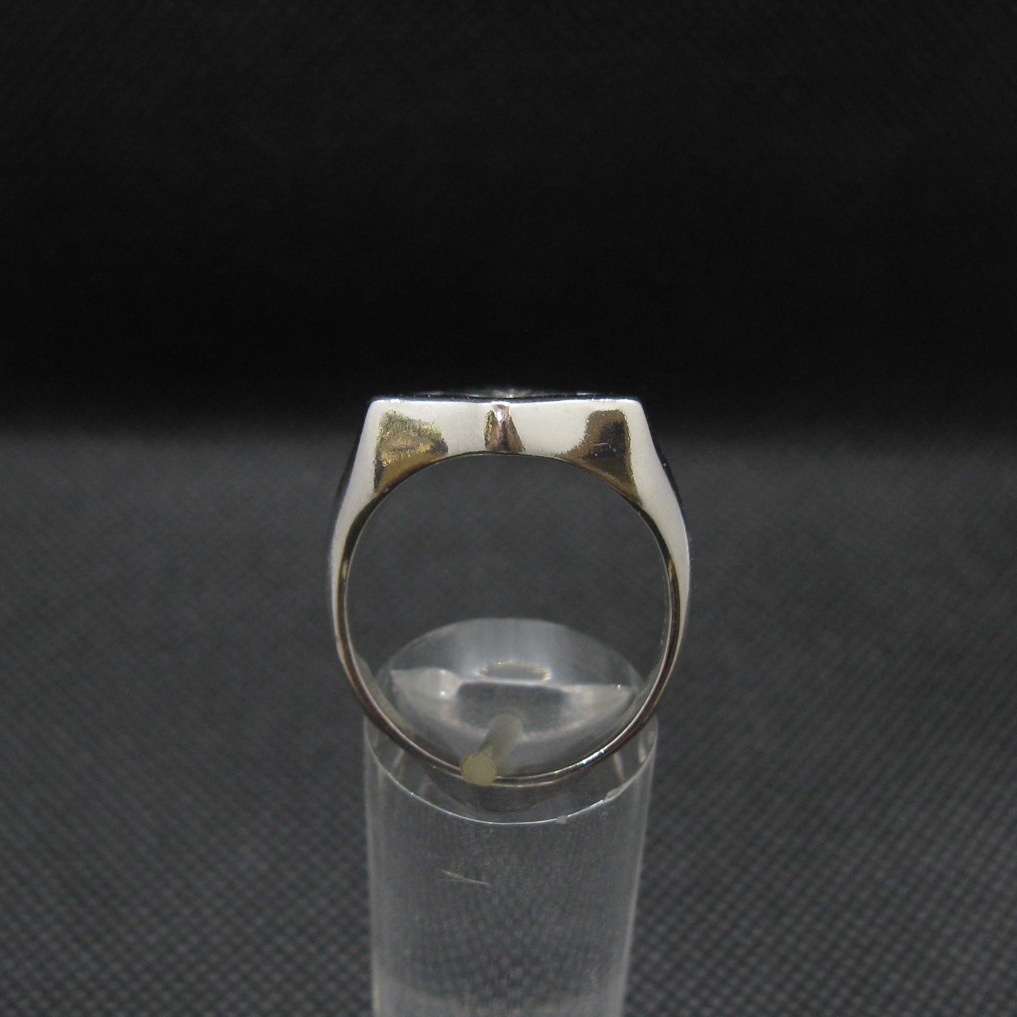 Sterling Silber Herren Siegelring Fleur De Lys Massiv Echt Punziert 925