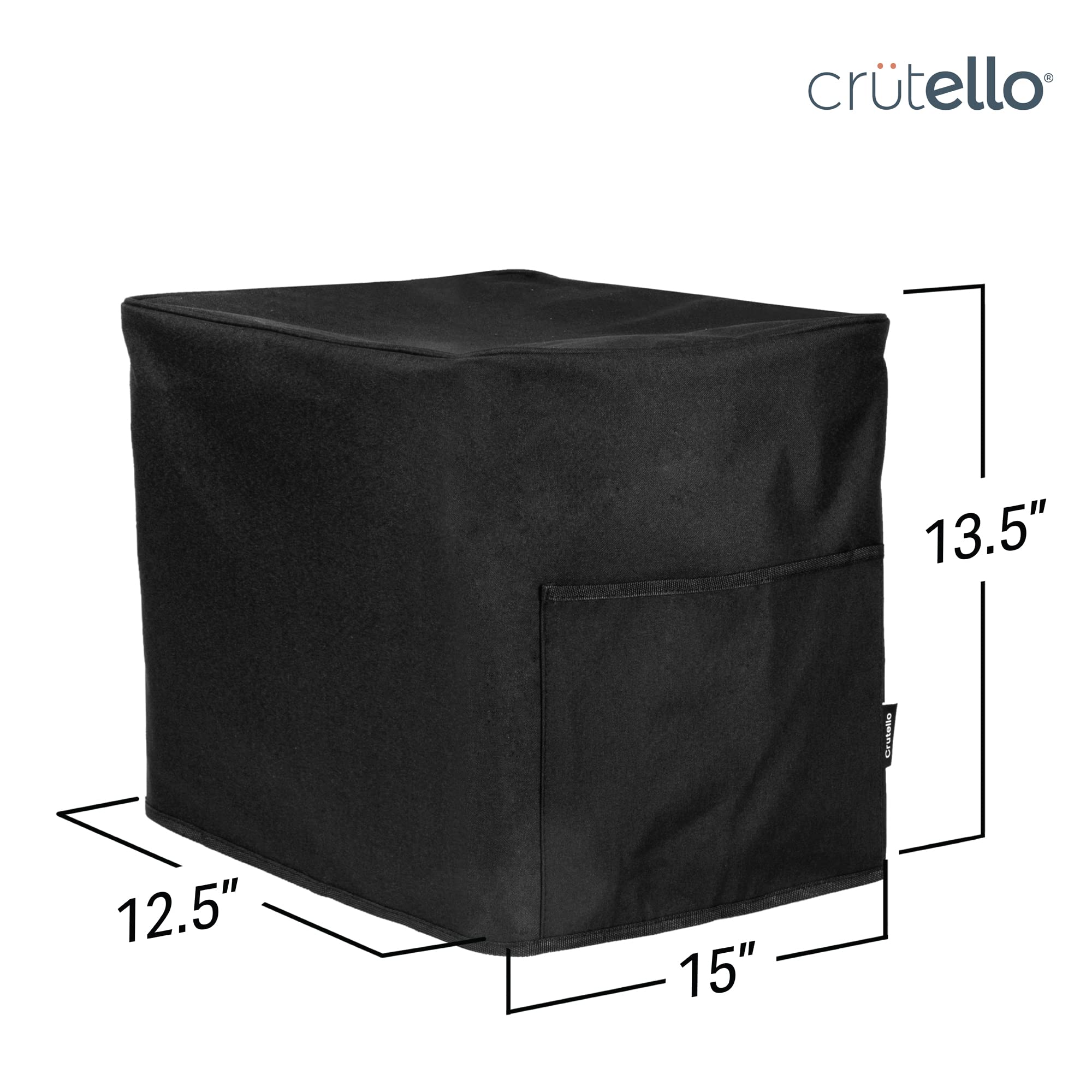 Funda para freidora de aire con bolsillos de almacenamiento para freidora de 10 cuartos de galón, cubierta antipolvo para freidora de aire, cubierta antipolvo para electrodomésticos pequeños, 2