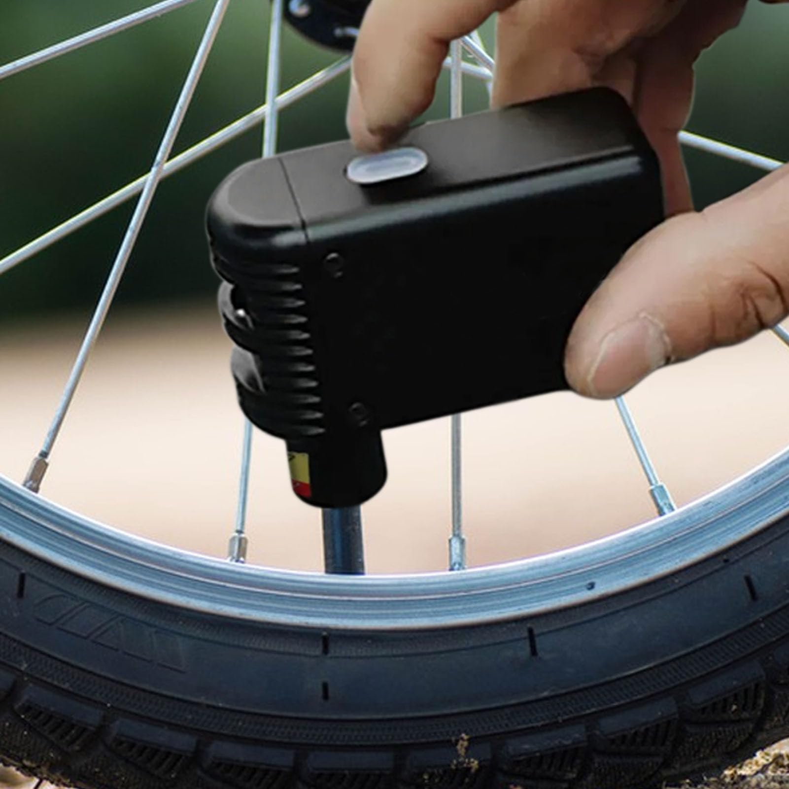 Pompa ad Aria per Bici,Compressore Elettrico Mini per Pneumatici,Gonfiatore Portatile Aria Per Cerchioni | Per Bici Moto Palloni Viaggio Escursionismo E Pendolarismo