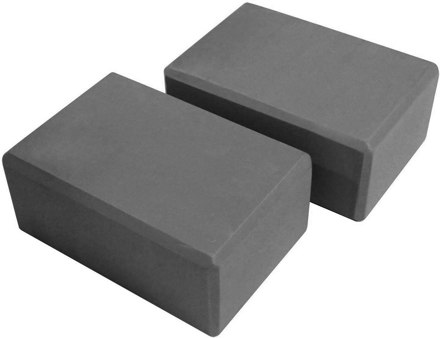 VLFit Yoga Blocks 2pcs Gym Bricks -Comfortable Fitness Yoga Bricks, Anti-Slip, Lightweight and Travel Friendly Pilates Practice - Choose Your Colour