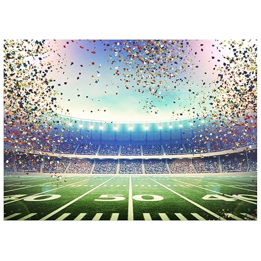 WOLADA 7x5FT Super Bowl Backdrop Super Bowl Sunday Party Backdrop American Football Backdrop Sports Backdrop Super Bowl Photography Background Super Bowl Themed Birthday Backdrop 11982