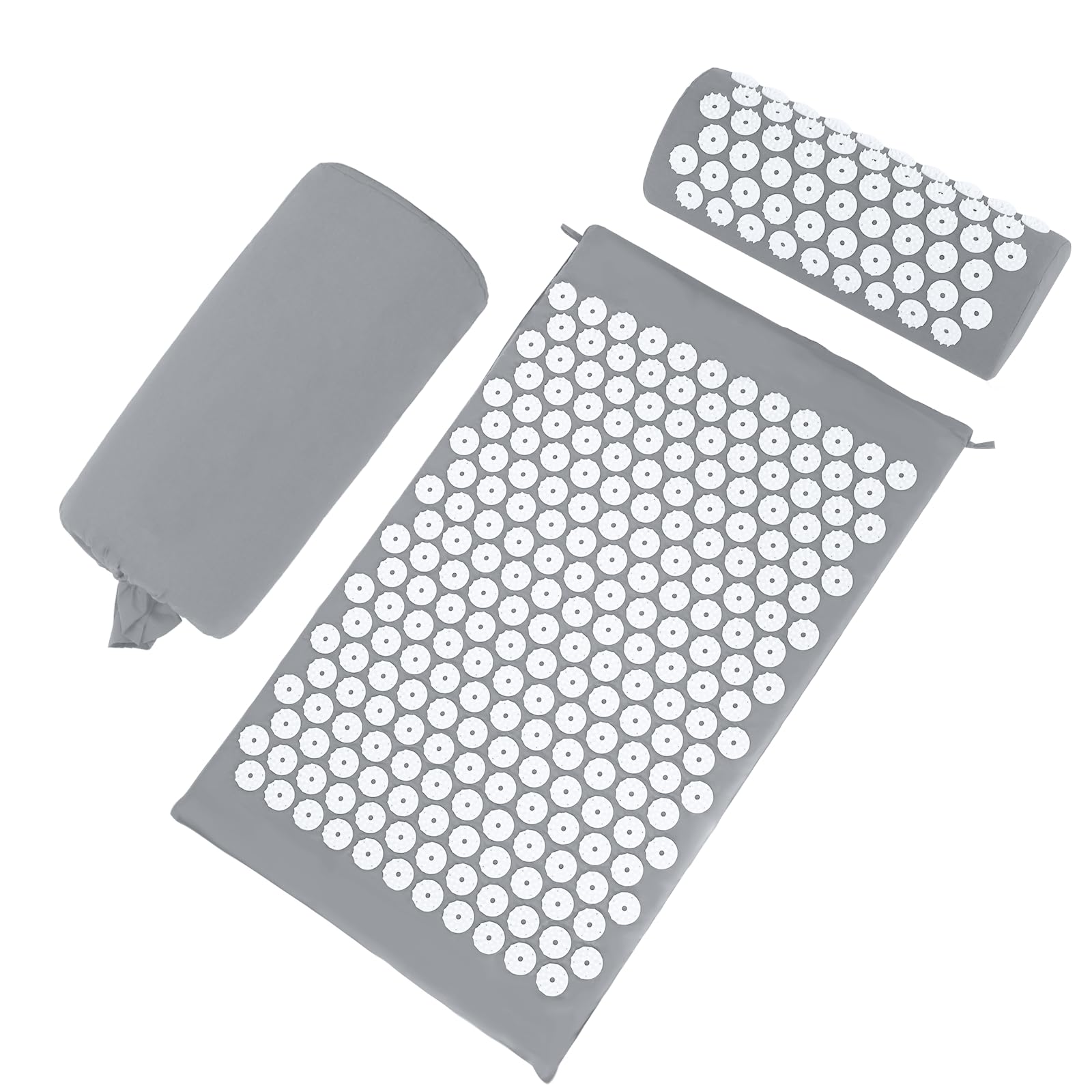 Ensemble de tapis d'acupression, coussin de massage pour point d'acupuncture, soulage les douleurs du cou et du dos, relaxation musculaire et réduction du stress, soulagement de la sciatique, convient